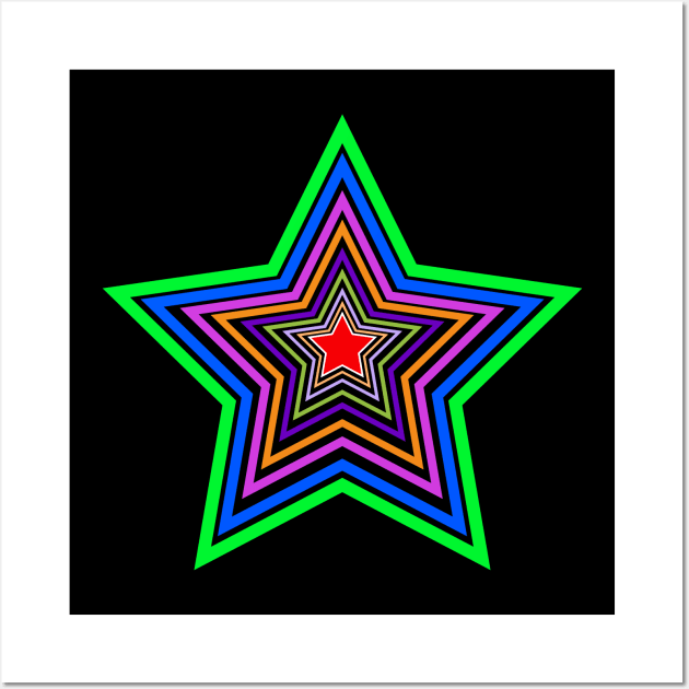 colorful stars Wall Art by Crystal6789